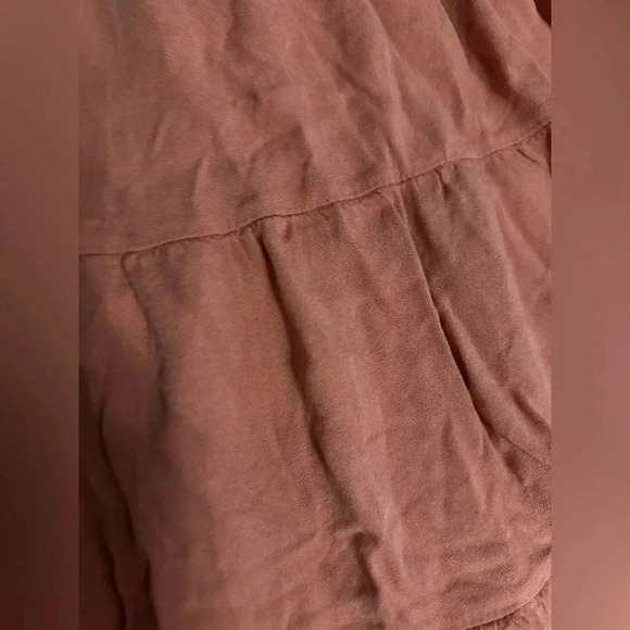 Entro coral one shoulder tie top size M - Picture 2 of 7